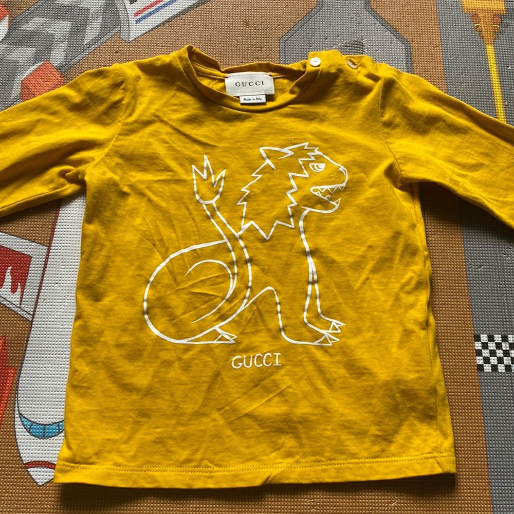 Gucci Long Sleeve Dragon Top